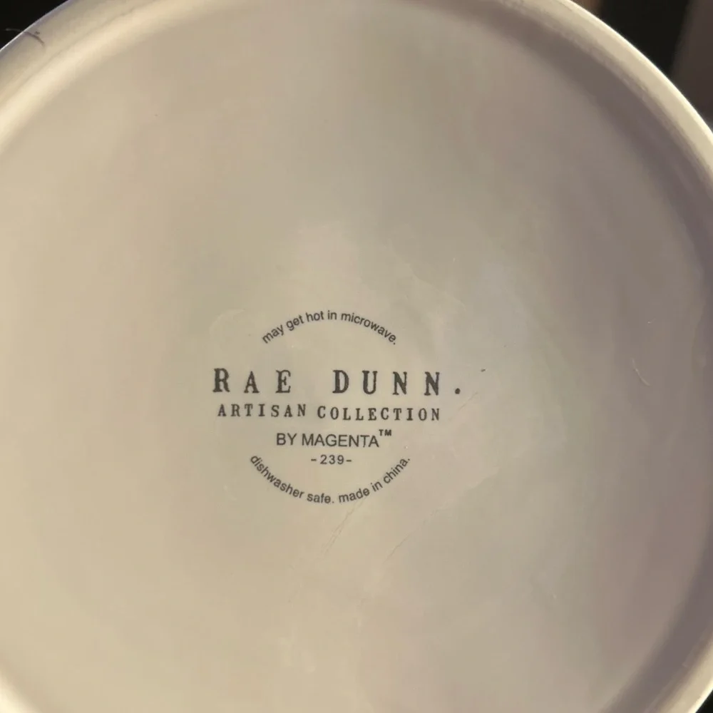 Rae Dunn Artisan Collection White Bowl